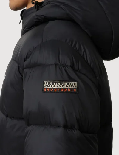 Napapijri A-Suomi Hooded Padded Jacket | Black