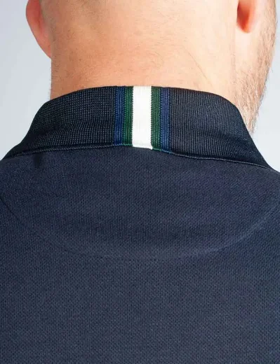 Ted Baker Pacto Long Sleeve Polo | Navy