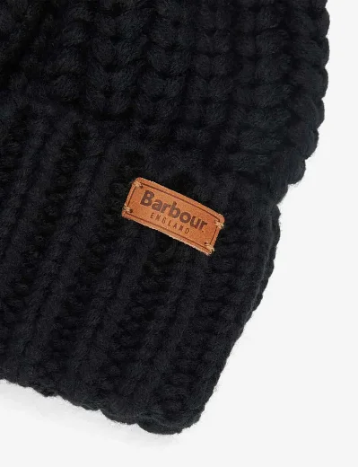 Barbour Women's Saltburn Beanie Hat | Black