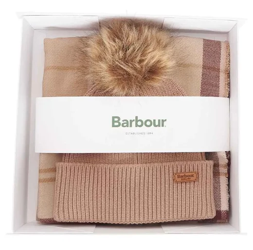 Barbour Womens Dover & Hailes Gift Set | Muted Cabernet