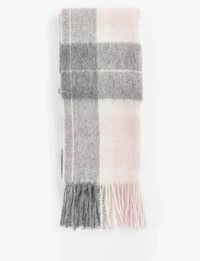 Barbour Women's Tartan Scarf | Pink/Grey 