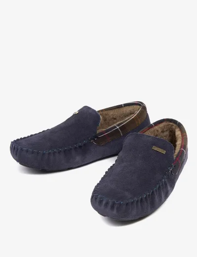 Barbour Monty Slipper | Navy