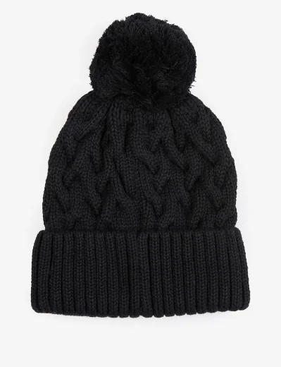 Barbour Intl Drift Cable Beanie| Black