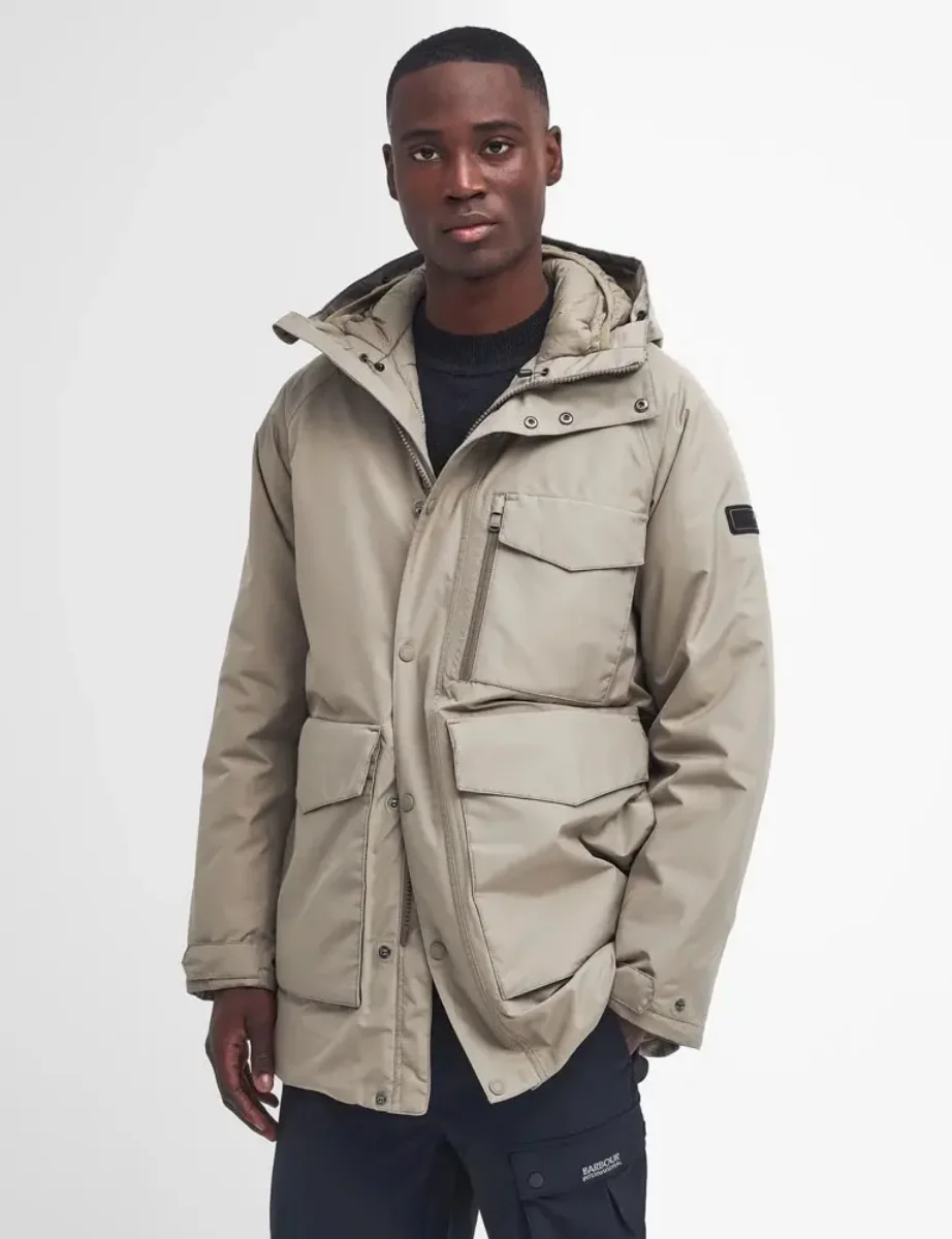 Barbour Intl Harwick Waterproof Jacket | Brindle