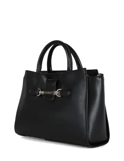 Guess Nolana Faux Leather Multiway Handbag / Black