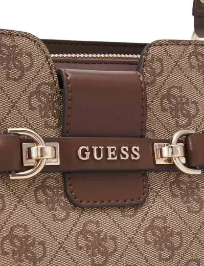 Guess Nolana Noel 4G Logo Tote / Brown