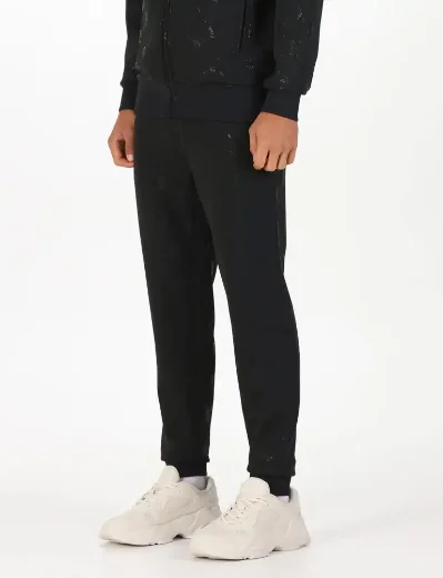 Luke Est1977 Golden Balls Printed Joggers | Black