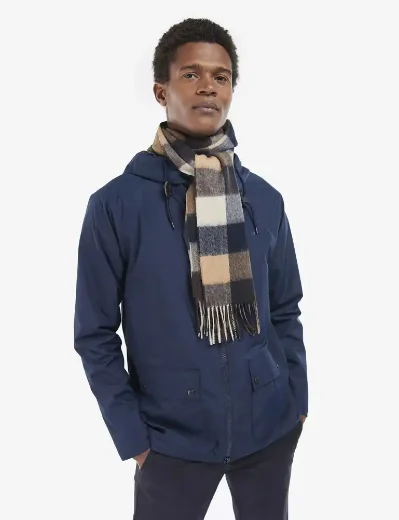 Barbour Lambswool Tattersall Scarf | Autumn Dress