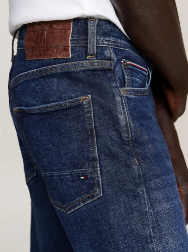 Tommy Hilfiger Denton Faded Straight Jeans | Baker Indigo