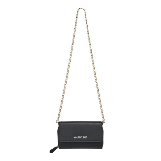 Valentino ZERO RE Chain Strap Large Purse | Black