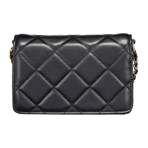 Valentino Ocarina Small Quilted Flap Bag | Black