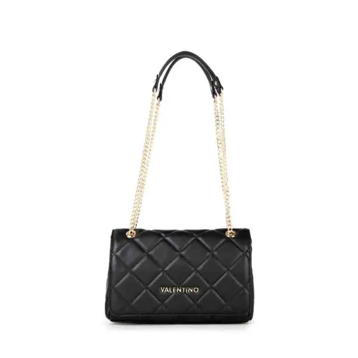 Valentino Ocarina Quilted Flap Shoulder Bag | Black