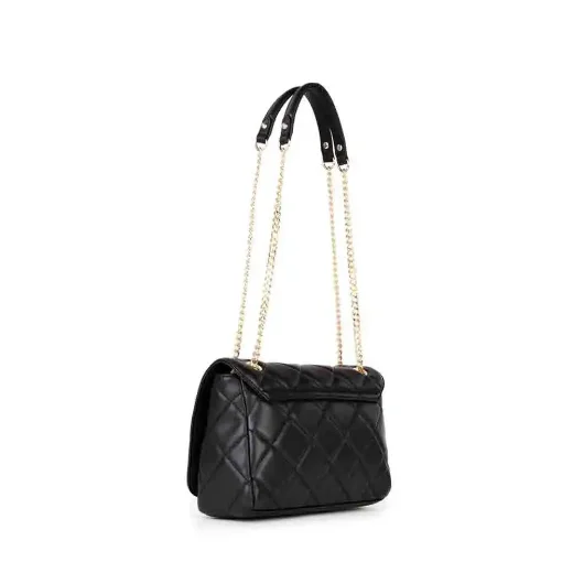 Valentino Ocarina Quilted Flap Shoulder Bag | Black