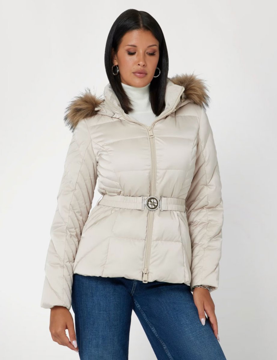 Guess Olga Short Down Jacket | Pearl