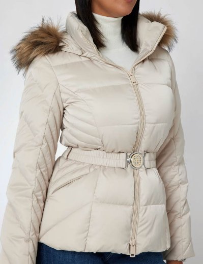 Guess Olga Short Down Jacket | Pearl