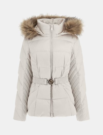 Guess Olga Short Down Jacket | Pearl