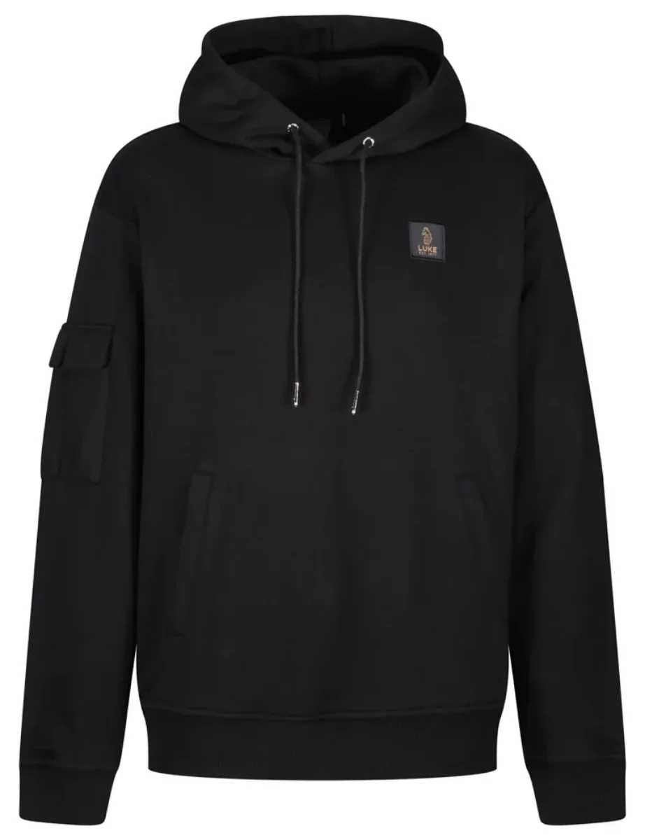 Luke Est 1977 Bago Overhead Hoody | Black