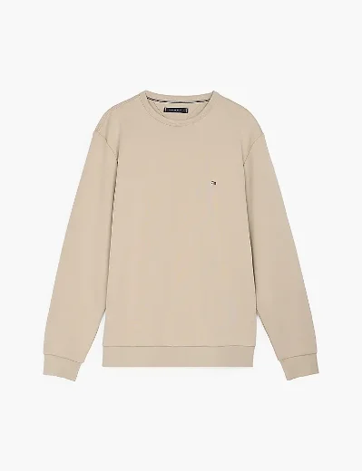 Tommy Hilfiger Essential Intechno Crewneck Sweater | Sandalwood