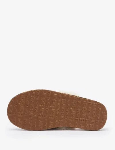 Barbour Womens Claudia Mule Slipper | Camel