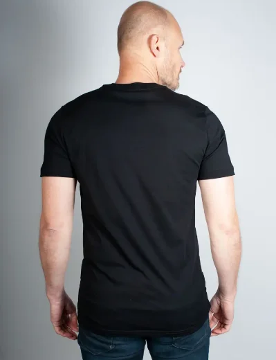 Fred Perry Plain Crew Neck T-Shirt | Black