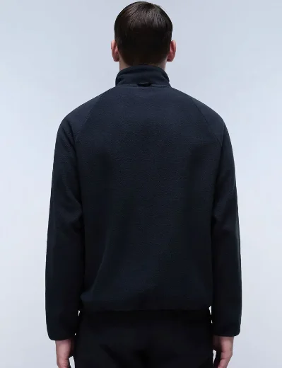 Napapijri Dolent Half Zip Fleece Sweatshirt | Black