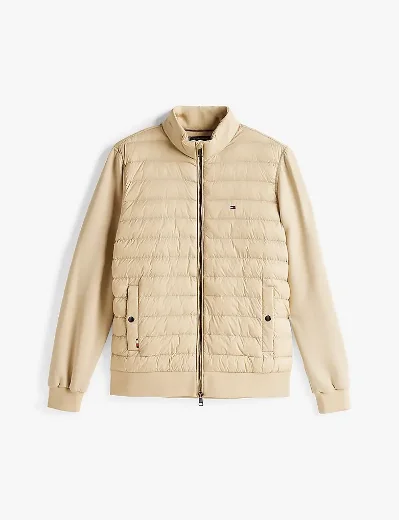 Tommy Hilfiger Mix Media Jacket | Sandalwood