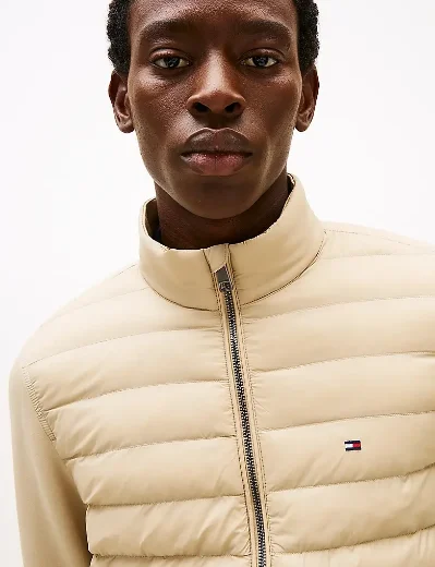 Tommy Hilfiger Mix Media Jacket | Sandalwood