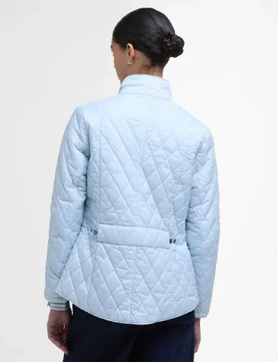 Barbour Womens Flyweight Cavalry Quilted Jacket | Breeze Blue