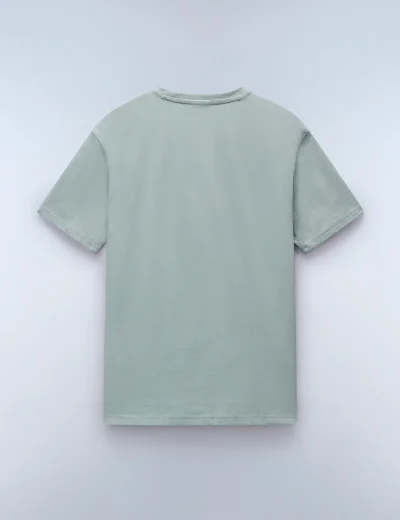 Napapijri Salis Crew Neck T-Shirt | Green Mil