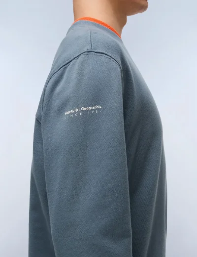 Napapijri B-Badge Long Sleeve Sweater | Stormy Weather