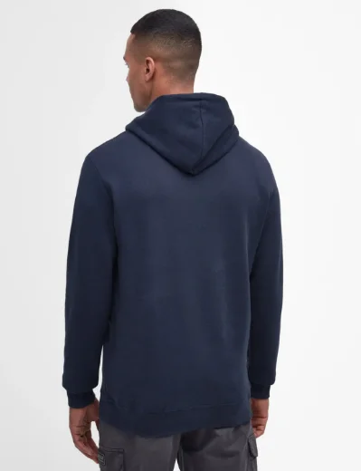 Barbour International Small Logo Hoody | Navy