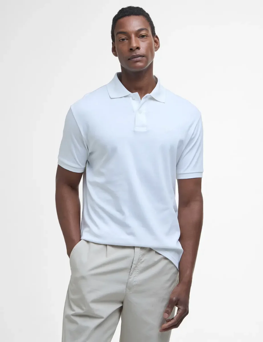 Barbour Hylton Interlock Polo | White