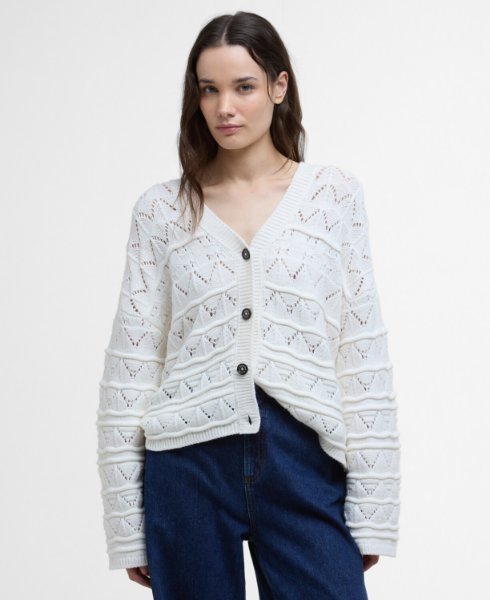 Women's Barbour Isla Knitted Cardigan | Cloud Women's Barbour Isla Knitted Cardigan | Cloud