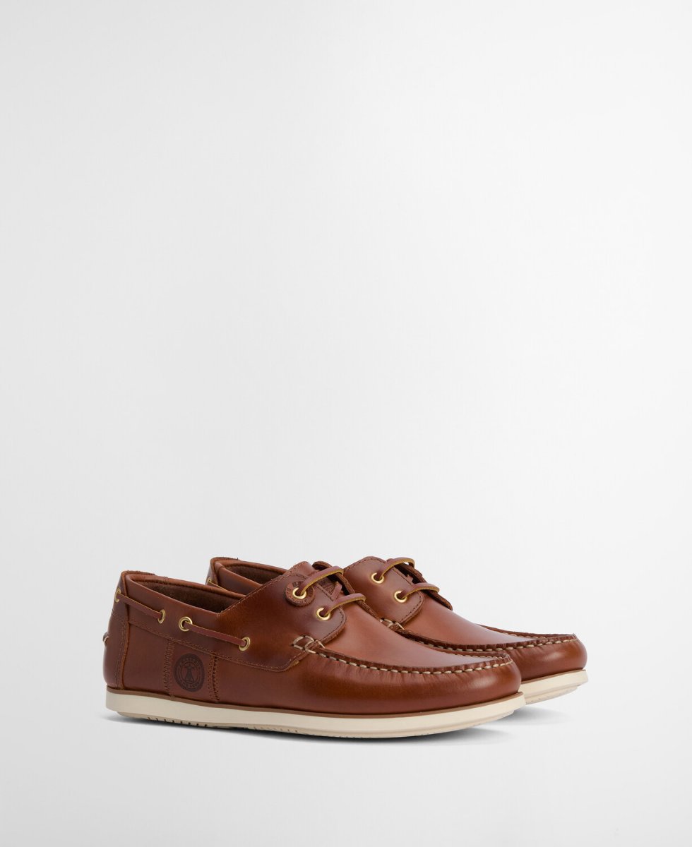 Barbour Wake Boat Boot | Cognac