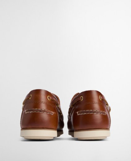 Barbour Wake Boat Boot | Cognac