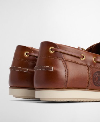 Barbour Wake Boat Boot | Cognac