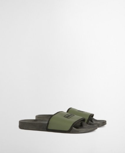 Barbour Cresswell Slider | Uniform Green
