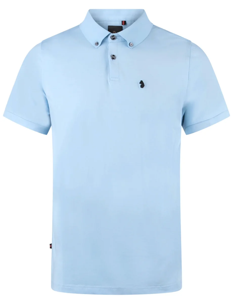 Luke Macau Polo Shirt | Sky Blue