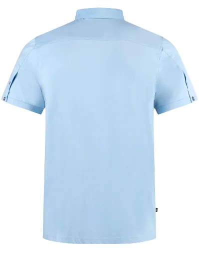 Luke Macau Polo Shirt | Sky Blue