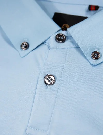 Luke Macau Polo Shirt | Sky Blue