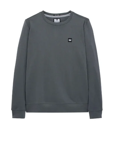 Weekend Offender Ferrer Badge Sweatshirt | Zinc