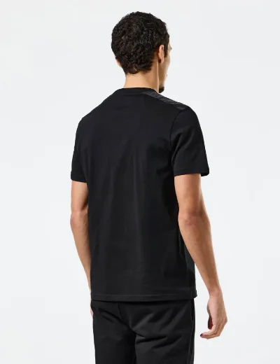 Weekend Offender Garcia Overlay T-Shirt | Black