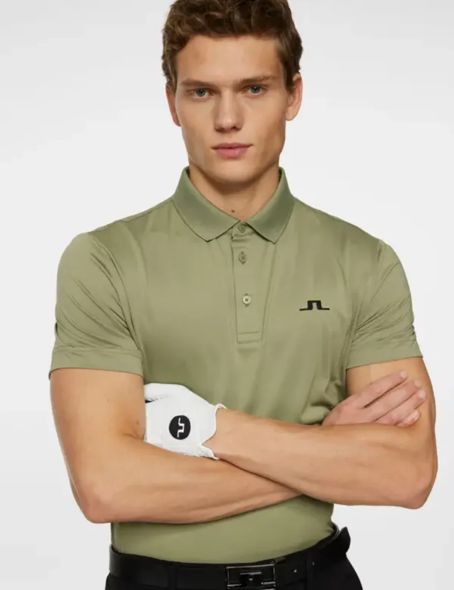 J.Lindeberg Bridge Polo | Oil Green