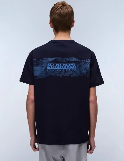 Napapijri S-Vanni Logo T-shirt | Blu Marine