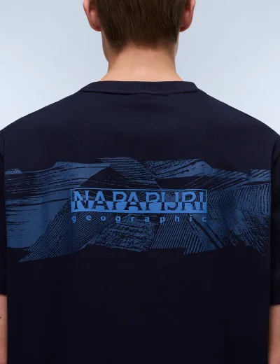 Napapijri S-Vanni Logo T-shirt | Blu Marine