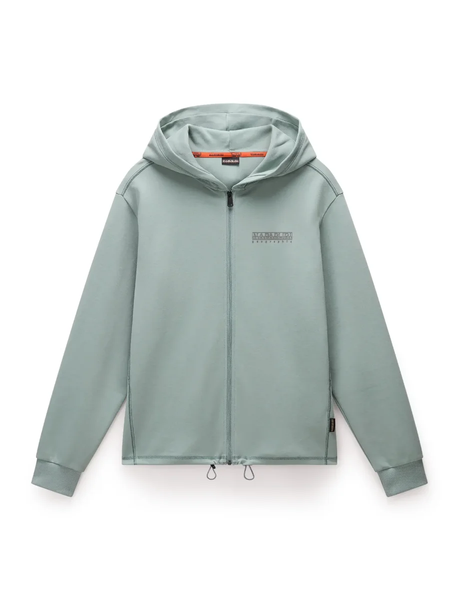 Napapijri B-Vanni Full Zip Hoody | Green Mil