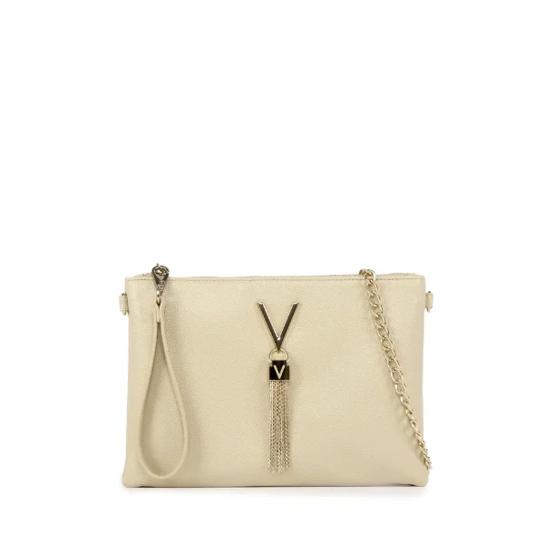 Valentino Bags Divina Flat Clutch | Beige Valentino Bags Divina Flat Clutch | Beige