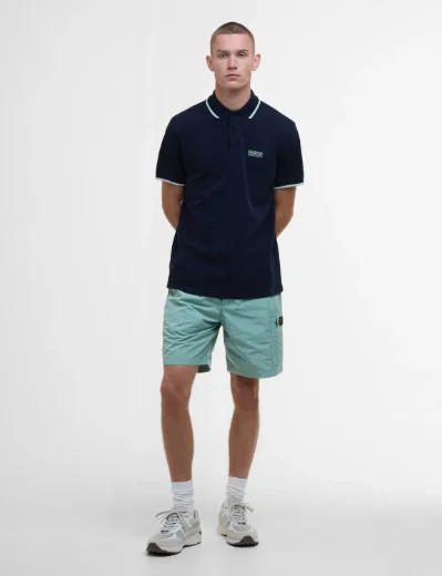 Barbour International Evan Short Sleeve Polo | Sapphire Navy