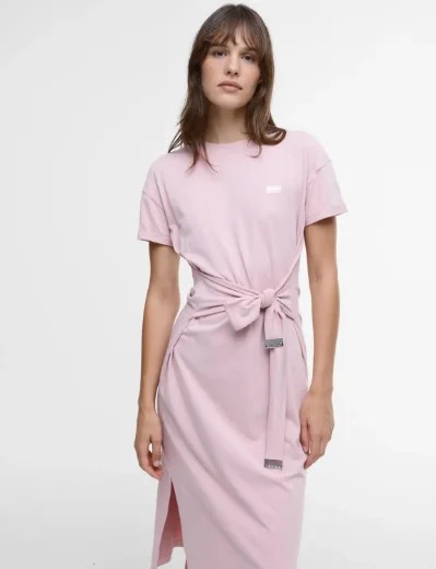 Barbour International Whitson Midi Dress | Pale Mauve