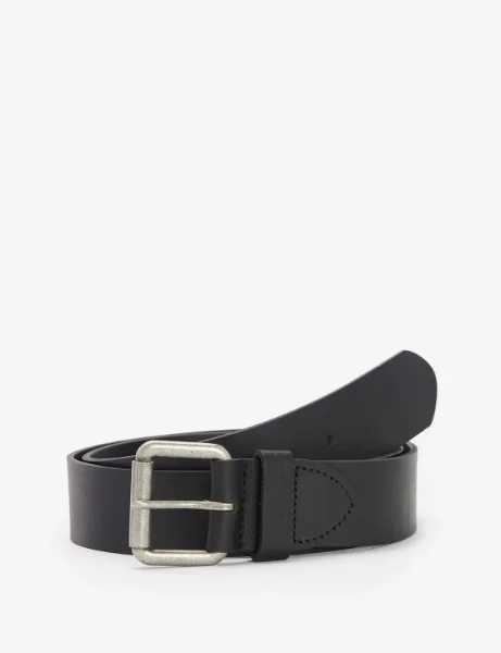 Barbour Allanton Matt Leather Belt | Black Barbour Allanton Matt Leather Belt | Black